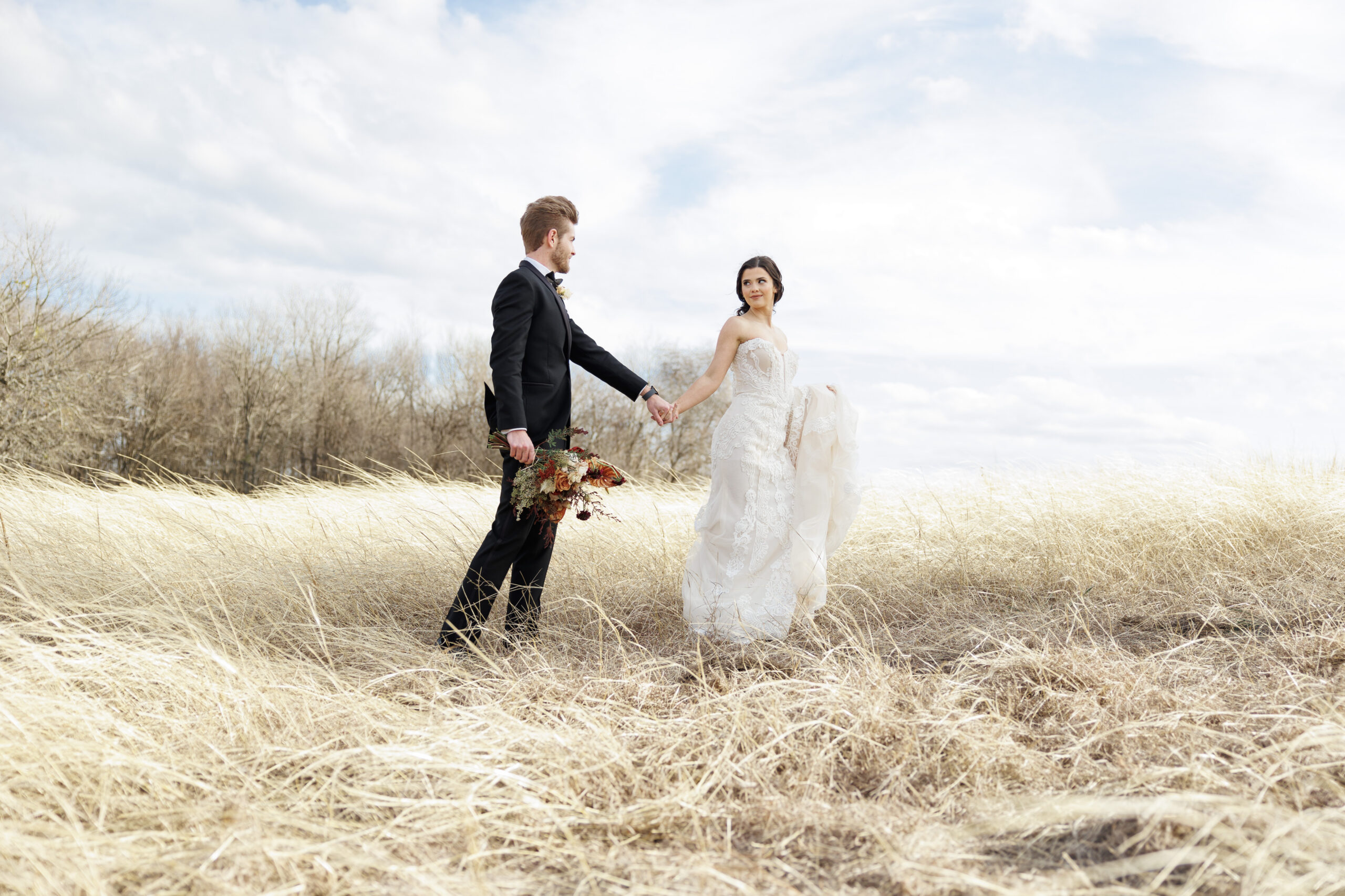 Winter vista of Hera's Haven Wedding Venue in Italy Texas, a beautiful destination wedding just outside Dallas Ft. Worth.